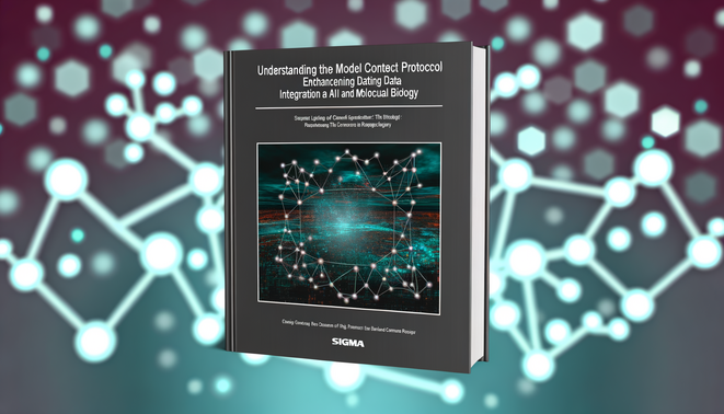 alt_text: A futuristic cover for "MCP" with interconnected nodes, data streams, and a tech-inspired design.